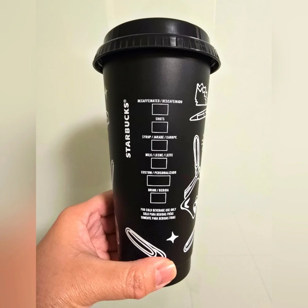 NWOT Starbucks 2025 LATAM Teacher Appreciation Venti Reusable Cup With Sippy Lid